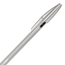 Penna a sfera Bic Cristal Re’New con fusto in metallo e stampa  personalizzata + 2 ricariche