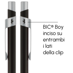 Penna a sfera in metallo Bic Metal Pro Mate Opaco con stampa logo