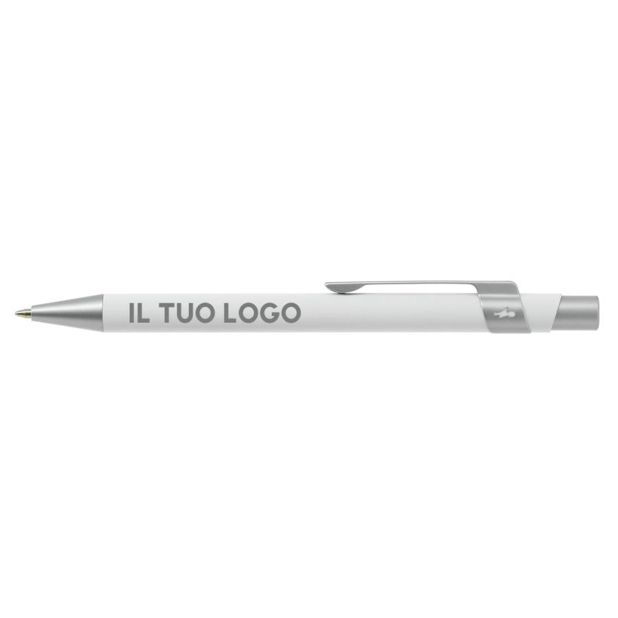 Penna a sfera in metallo Bic Metal Pro Soft con stampa logo