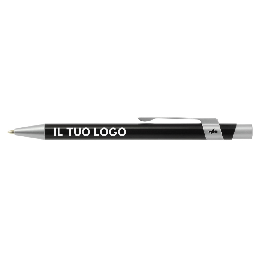 Penna a sfera in metallo Bic Metal Pro Lucido con stampa logo