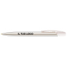 Penna a sfera Bic Media Clic Shine a scatto Fusto Argento con stampa Logo