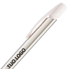 Penna a sfera Bic Media Clic Shine a scatto Fusto Argento con stampa Logo