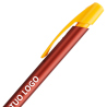 Penna a sfera Bic Media Clic Glacé Fusto Rosso opaco con stampa Logo