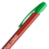 Penna a sfera Bic Media Clic Glacé Fusto Rosso opaco con stampa Logo