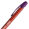 Penna a sfera Bic Media Clic Glacé Fusto Rosso opaco con stampa Logo