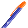 Penna a sfera Bic Media Clic Glacé Fusto Blu laccato con stampa Logo