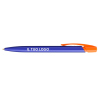 Penna a sfera Bic Media Clic Glacé Fusto Blu laccato con stampa Logo