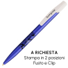 Penna a sfera Bic Media Clic Glacé Fusto Blu laccato con stampa Logo