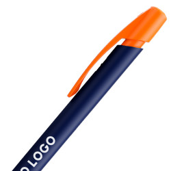 Penna a sfera Bic Media Clic Blu a scatto con stampa personalizzata