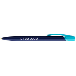 Penna a sfera Bic Media Clic Blu a scatto con stampa personalizzata