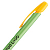 Penna a sfera Bic Media Clic Glacé Fusto Verde pastello con stampa Logo