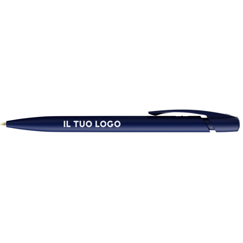 Penna a sfera Bic Media Clic Blu a scatto con stampa personalizzata