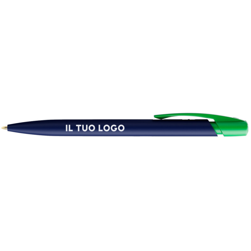 Penna a sfera Bic Media Clic Blu a scatto con stampa personalizzata