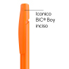 Penna a sfera Bic Media Clic arancione a scatto con stampa personalizzata