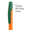 Penna a sfera Bic Media Clic arancione a scatto con stampa personalizzata