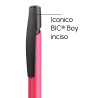 Penna a sfera Bic Media Clic Rosa Fizz a scatto con stampa personalizzata