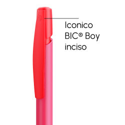 Penna a sfera Bic Media Clic Rosa Fizz a scatto con stampa personalizzata