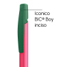 Penna a sfera Bic Media Clic Rosa Fizz a scatto con stampa personalizzata