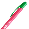 Penna a sfera Bic Media Clic Rosa Fizz a scatto con stampa personalizzata