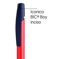 Penna a sfera Bic Media Clic Rossa a scatto con stampa personalizzata