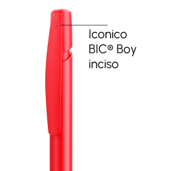 Penna a sfera Bic Media Clic Rossa a scatto con stampa personalizzata