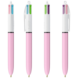 Penna a sfera Bic 4 Colori Fashion con stampa personalizzata