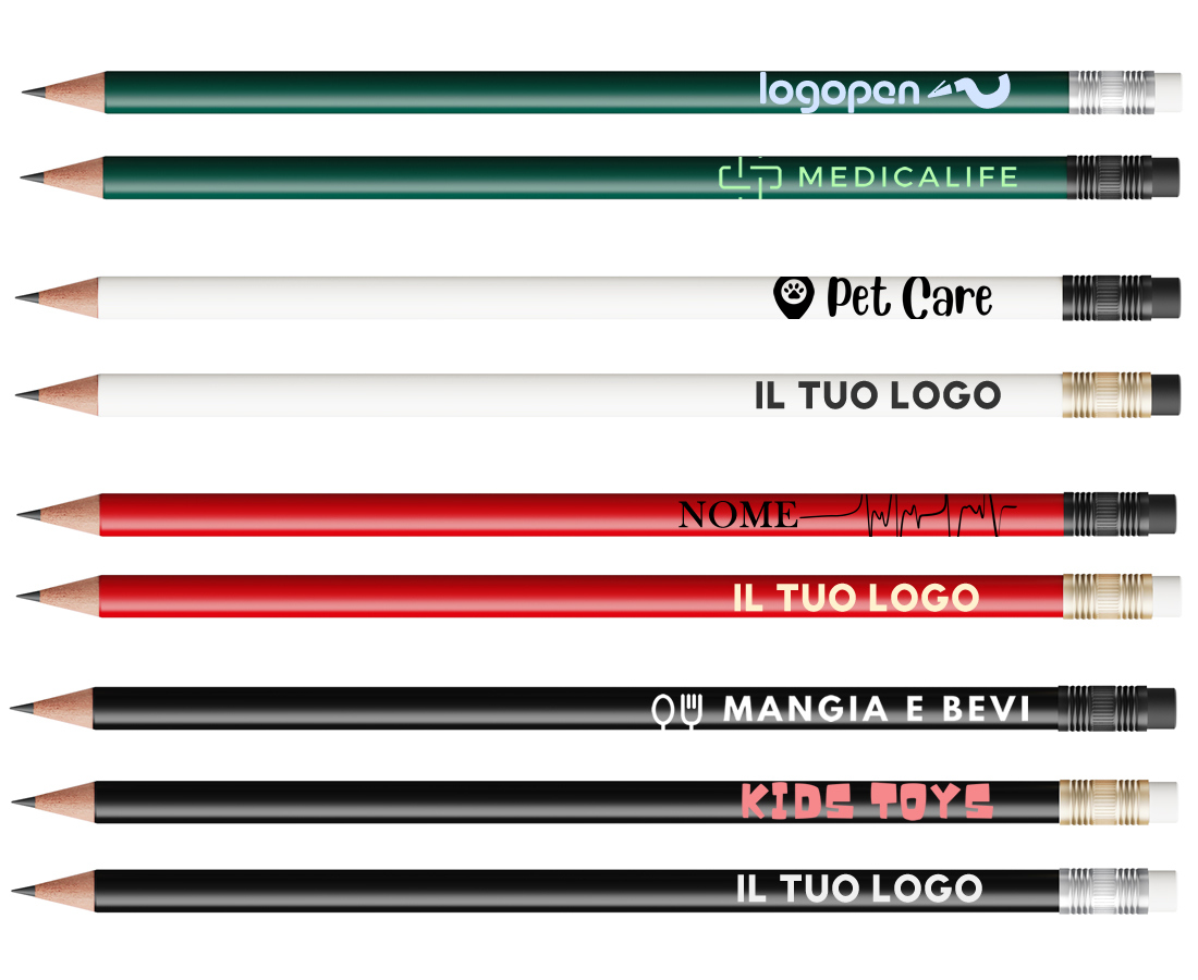 Matita Bic Evolution ECOlutions con gomma, stampa personalizzata