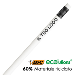 Matita Bic Evolution ECOlutions con gomma, stampa personalizzata