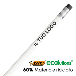 Matita Bic Evolution ECOlutions con gomma, stampa personalizzata