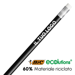 Matita Bic Evolution ECOlutions con gomma, stampa personalizzata