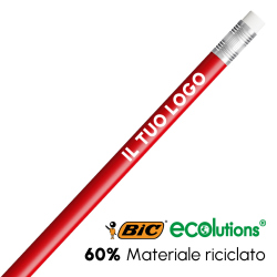 Matita Bic Evolution ECOlutions con gomma, stampa personalizzata