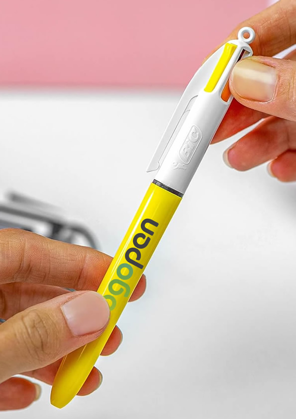 Penna Bic 4 colori personalizzata LogoPen